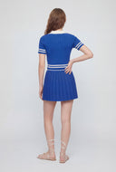 Brittany Varsity Pleated Mini Skirt
