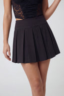 High Waist Pleated Skort