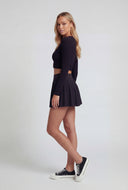 Waistband Pleated Tennis Skort