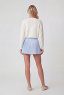 Waistband Pleated Tennis Skort