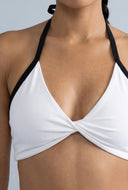 Alondra Twist Front Crop Top