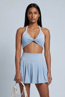 Alondra Twist Front Crop Top