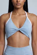 Alondra Twist Front Crop Top