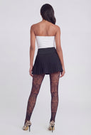 Asymmetrical Pleated Skort