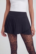 Asymmetrical Pleated Skort