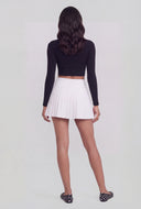 Asymmetrical Pleated Skort