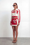 New York Fleece Cropped Sweatshirt