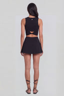 Lyra Twist Back Keyhole Active Top
