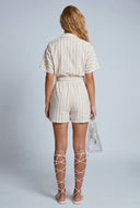 Bethany Striped Romper
