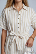Bethany Striped Romper