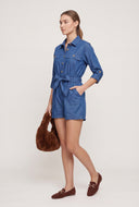 Dafne Tie Waist Romper