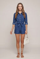 Dafne Tie Waist Romper