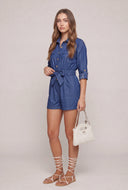 Dafne Tie Waist Romper