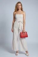 Nayeli Striped Tie Waist Jumpsuit