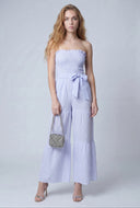 Nayeli Striped Tie Waist Jumpsuit