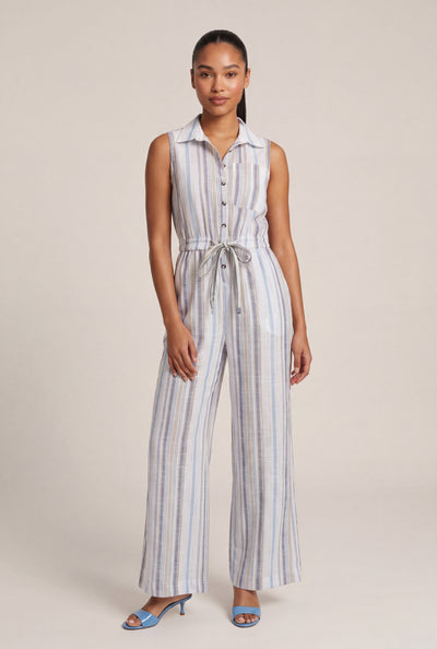 Dakota Striped Tie Waist Jumpsuit