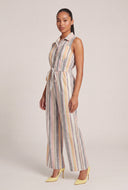 Dakota Striped Tie Waist Jumpsuit
