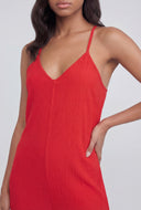Sleeveless Crepe Wide-Leg Jumpsuit