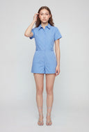 Short Sleeve Utility Romper