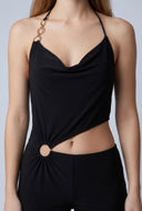 Asymmetrical Cutout Jumpsuit
