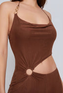 Asymmetrical Cutout Jumpsuit
