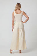 Striped Tank Wide-Leg Jumpsuit
