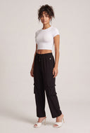 Drawstring Cargo Pants