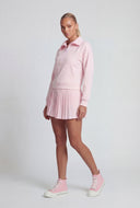 Half Zip Collared Pullover Sweatshirt