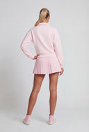 Half Zip Collared Pullover Sweatshirt