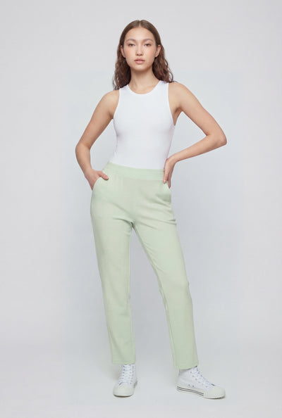 Collins Straight-Leg Pull-On Pants