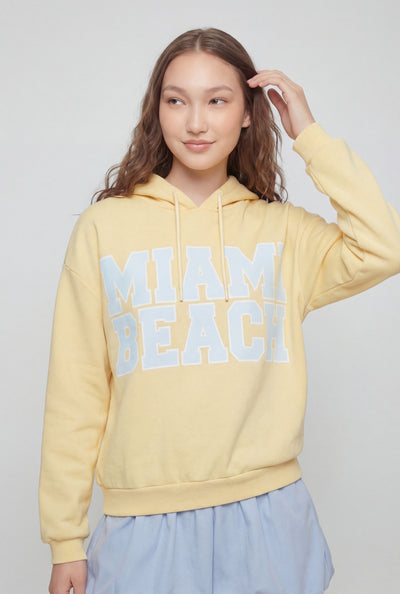 Alia Miami Beach Hooded Sweatshirt