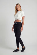 Skylar Toggle Drawstring Hem Crop Top