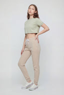 Skylar Toggle Drawstring Hem Crop Top