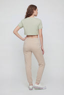Skylar Toggle Drawstring Hem Crop Top