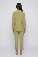 Textured Long Sleeve Button-Front Shirt