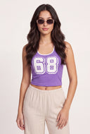 Contrast Halter Top