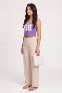 Contrast Halter Top