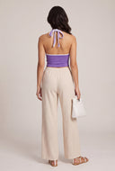 Contrast Halter Top