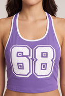 Contrast Halter Top