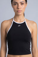 Brynleigh Contrast Trim Halter Top