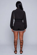 Galilea High Waist Contrast Shorts