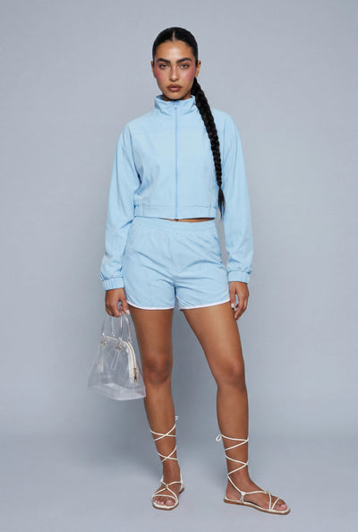 Galilea High Waist Contrast Shorts