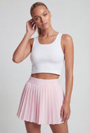 Embellished Side Crop Tank Top