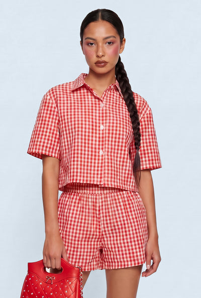 Berkley Gingham Short Sleeve Shirt