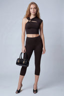 High Waist Skinny Capris