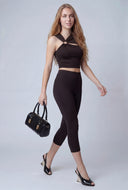 High Waist Skinny Capris