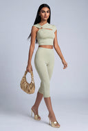 High Waist Skinny Capris