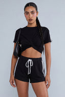 Twist Hem Crop Top