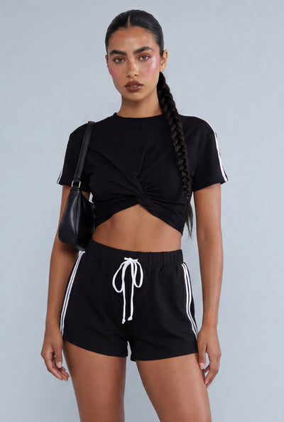 Twist Hem Crop Top
