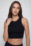 Crop Racerback Tank Top